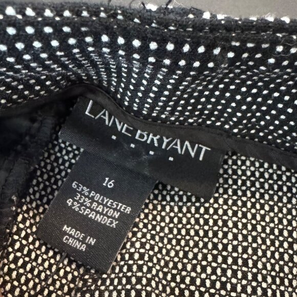 Lane Bryant  Houston Classic Trouser Pants Black & White  Size 16 NWT - Picture 7 of 9